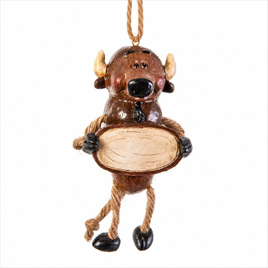 Personalized Buffalo Ornament by Bert Anderson | Bac 138