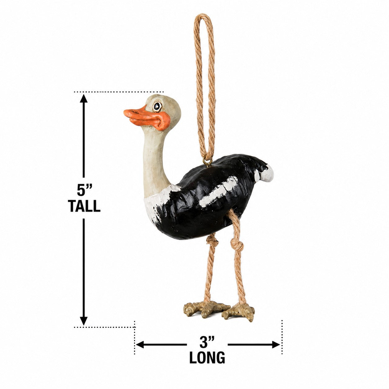 Ostrich Ornament - Zoo & Safari - Bac 139