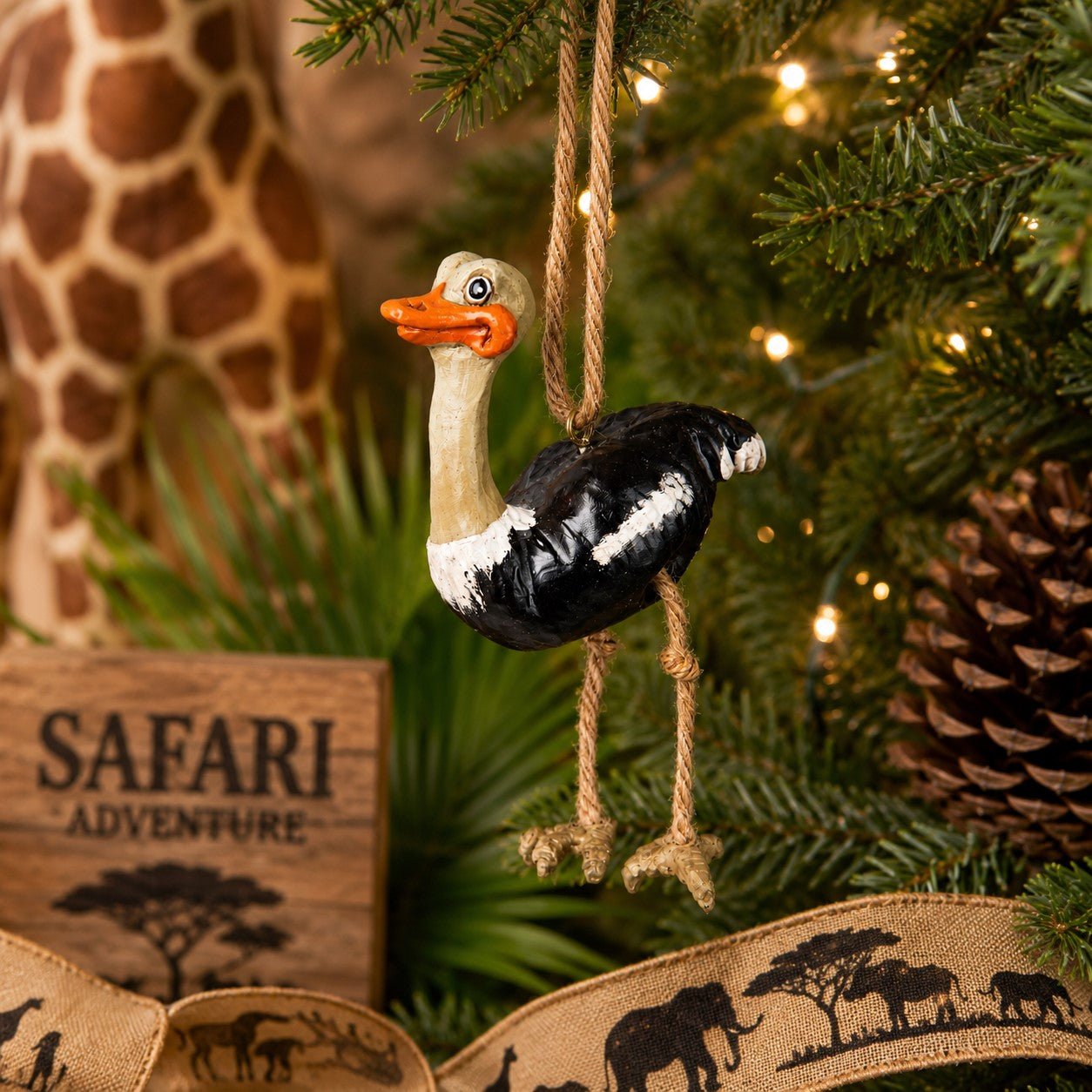 Ostrich Ornament - Zoo & Safari - Bac 139