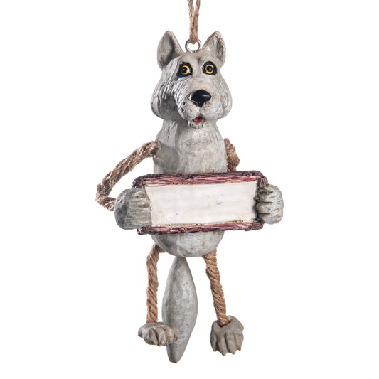 Personalized Wolf Ornament - Namedrop Souvenir - Bac 147