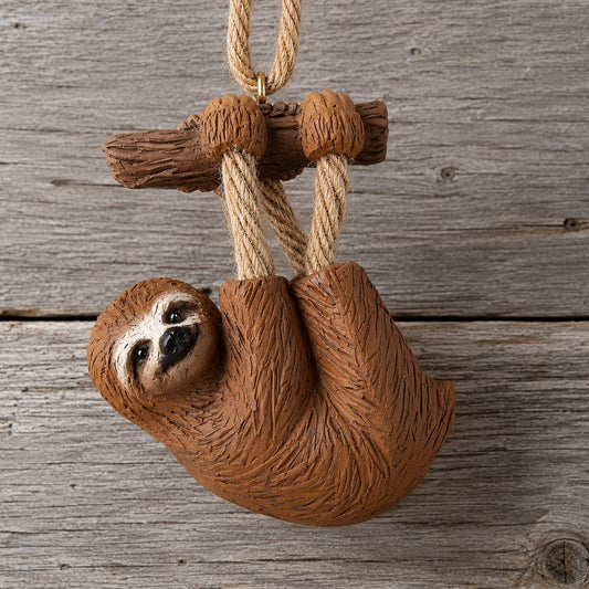 Sloth Ornament - Whimsical Wildlife - Bert Anderson Bac 152