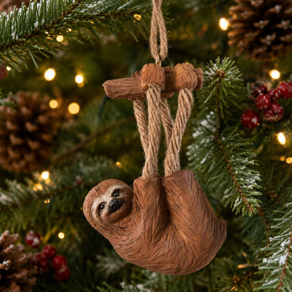 Bac 152 Sloth Ornament - Whimsical Wildlife - Bert Anderson