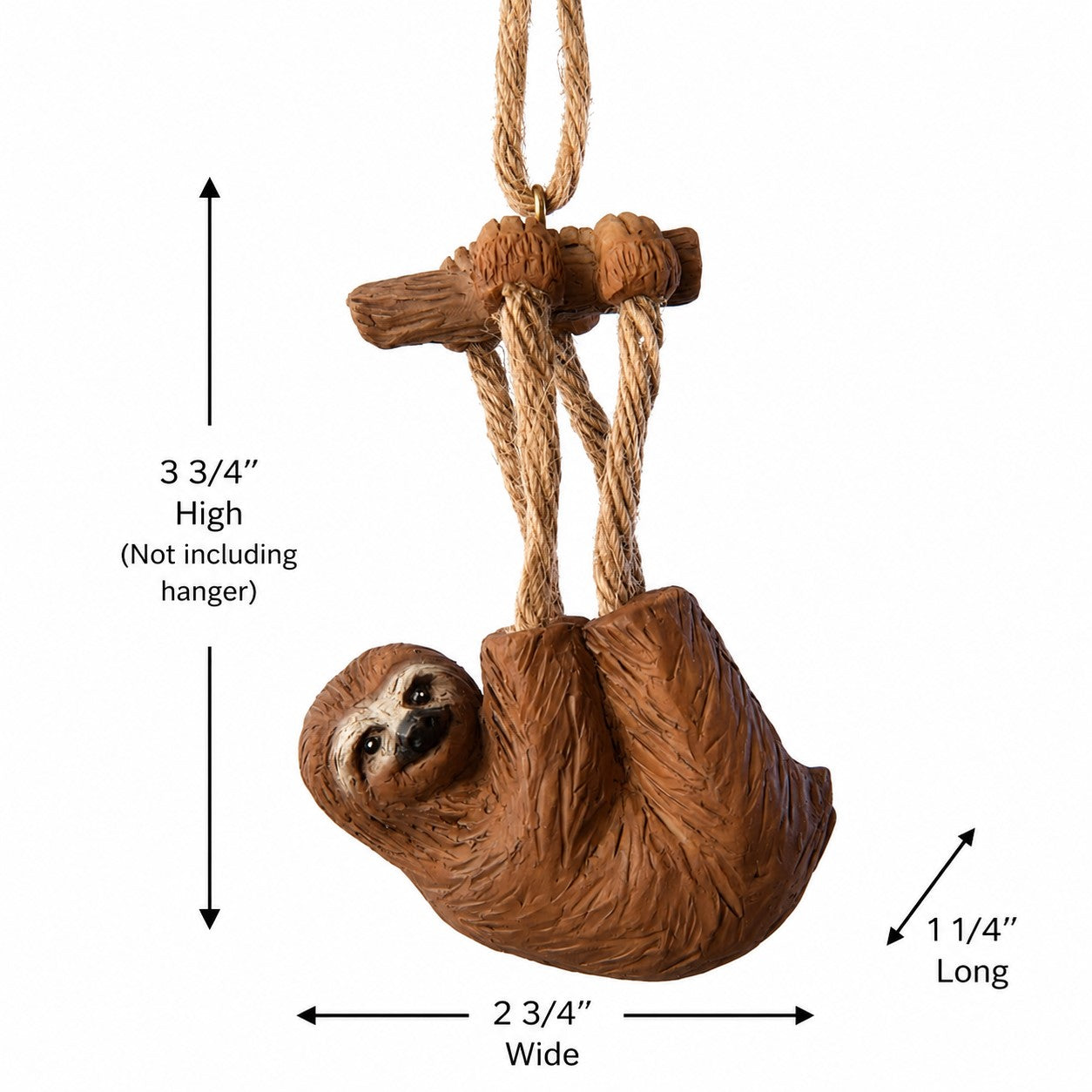 Bac 152 Sloth Ornament - Whimsical Wildlife - Bert Anderson