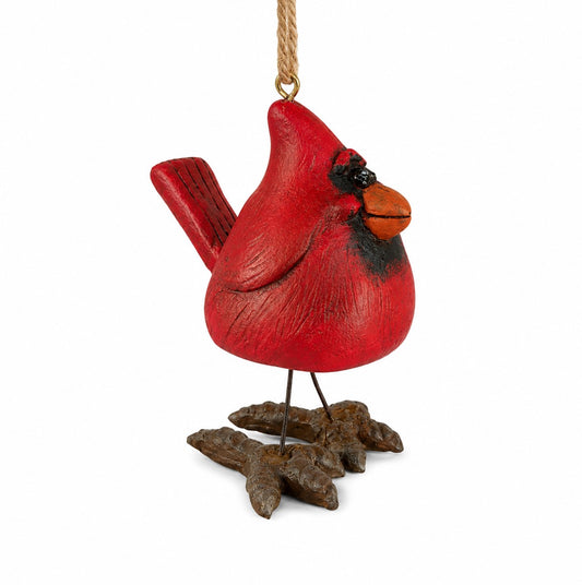 Cardinal Ornament with Wire Legs by Bert Anderson Bac 153