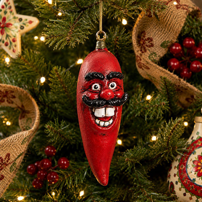Chili Pepper Ornament - Southwest Decor - BAC 158