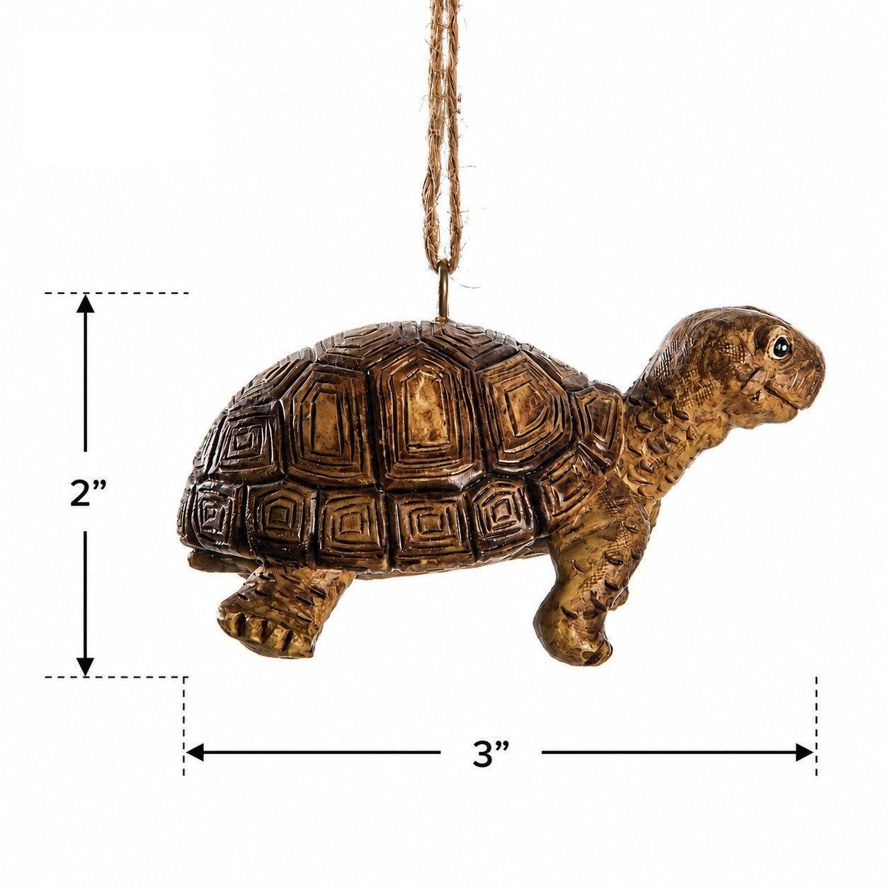 Tortoise Ornament - Southwest Decor - Bac 166