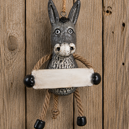 Personalized Donkey Ornament - Souvenir - Namedrop - BAC 169