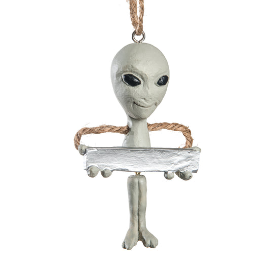 Personalized Alien Ornament - UFO - Namedrop -BAC 176