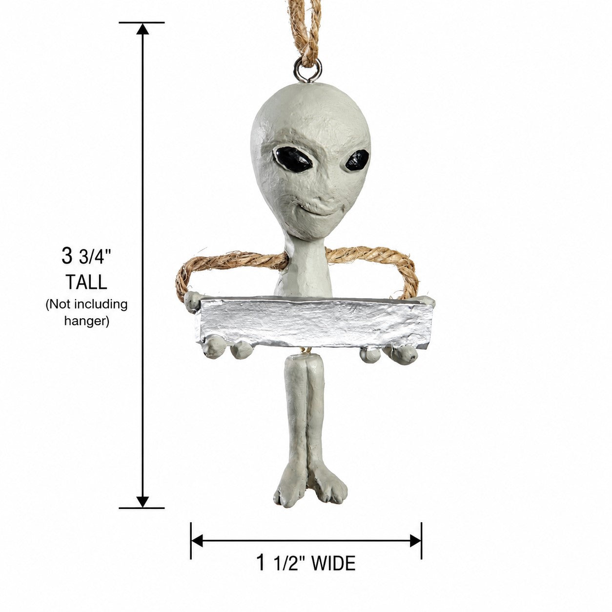 Personalized Alien Ornament - UFO - Namedrop -BAC 176