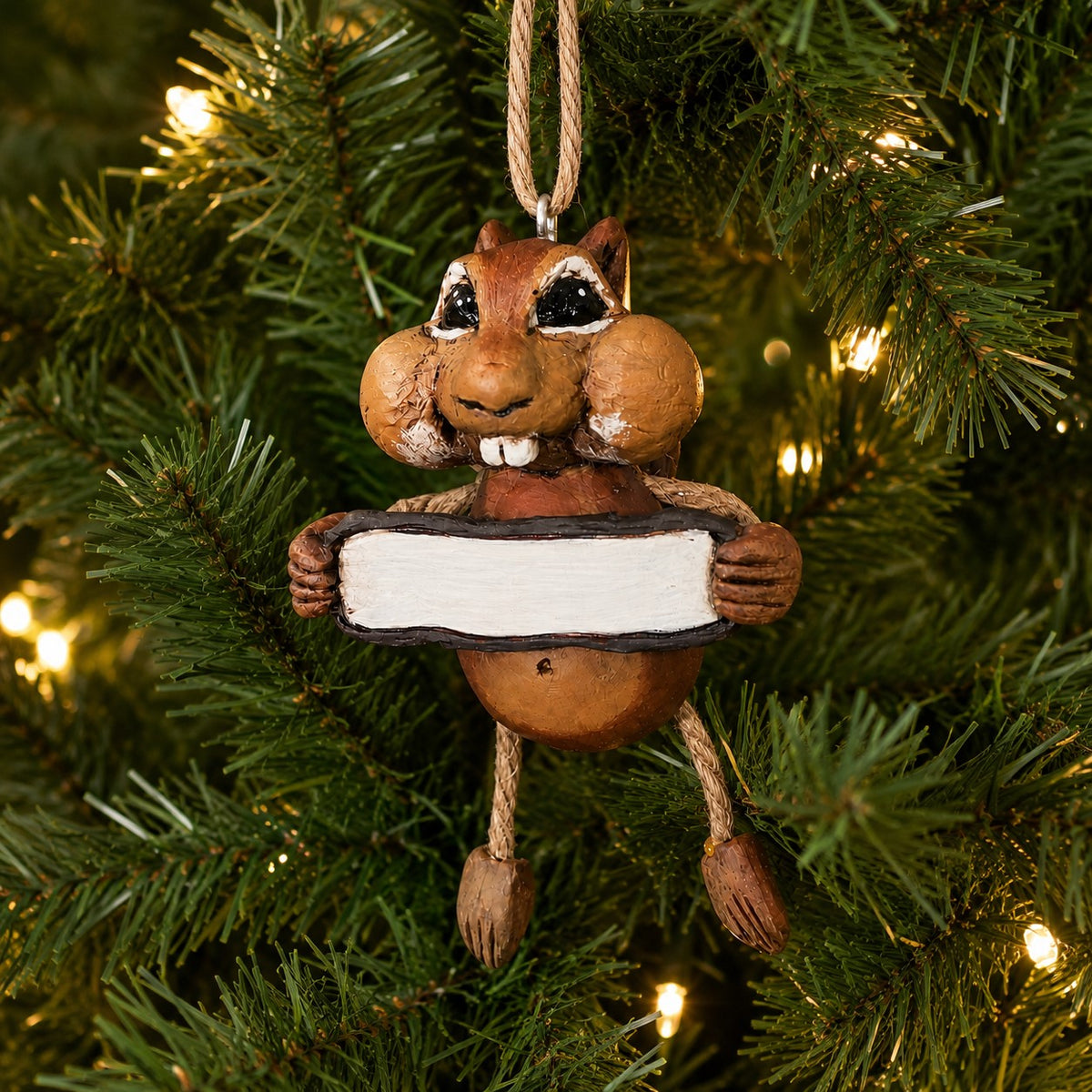 Perssonalized Chipmunk Ornament - Namedrop - Bac 182