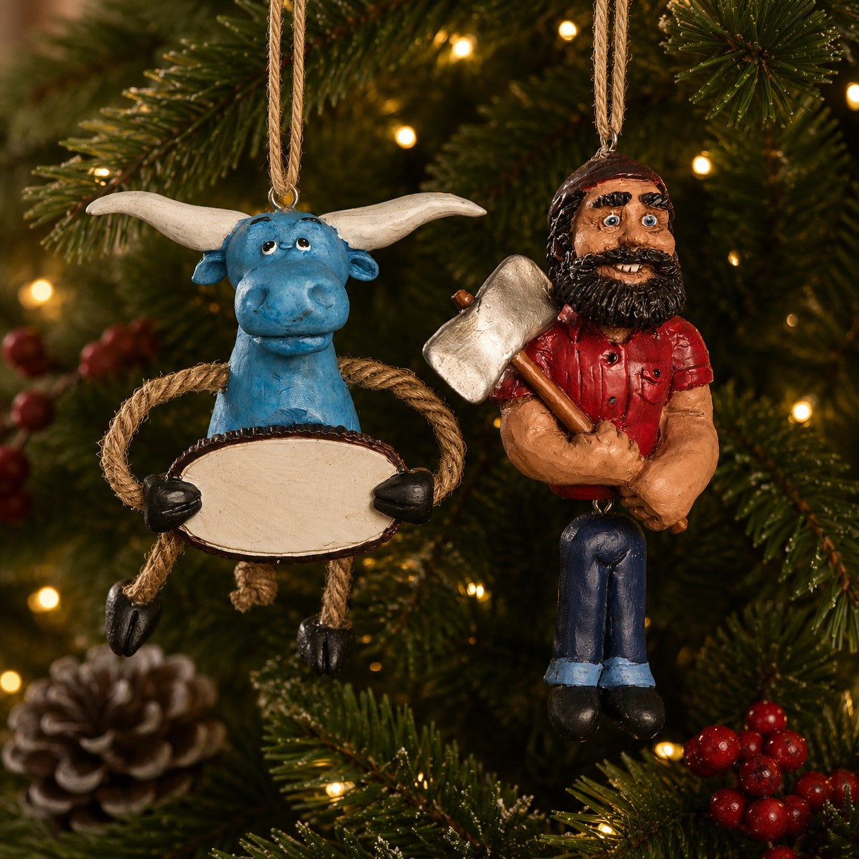 Paul Bunyan Souvenir Ornament - Bert Anderson - Bac 188