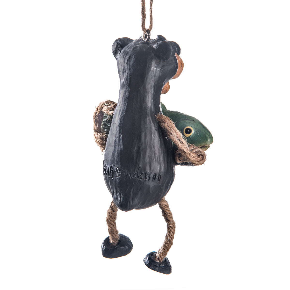 Bac 197 Bear with Fish Ornament