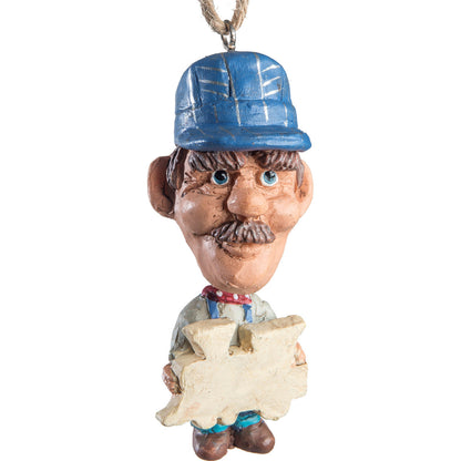 Personalizedd Railroad Train Conductor Ornament - Bac 199