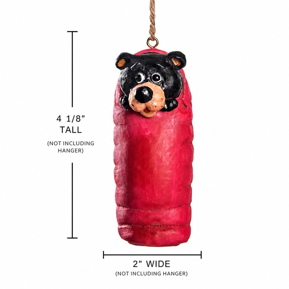 Personalized Camping Bear Ornament - Namedrop - Bac 201