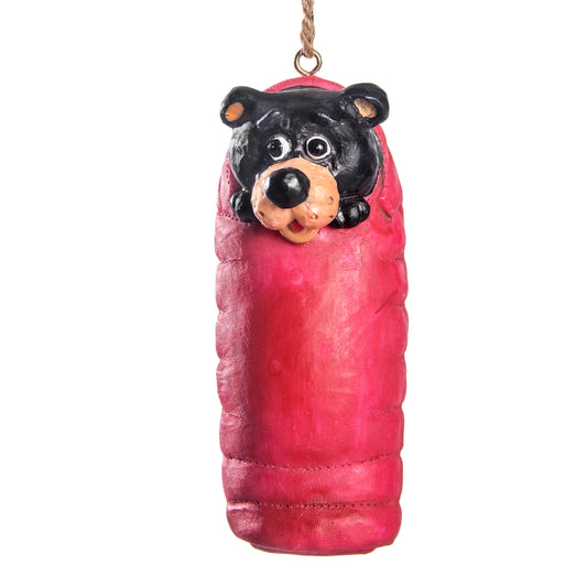 Personalized Camping Bear Ornament - Namedrop - Bac 201