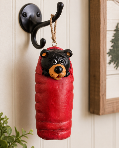 Camping Bear Ornament Personalized Bac 201 Bert Anderson