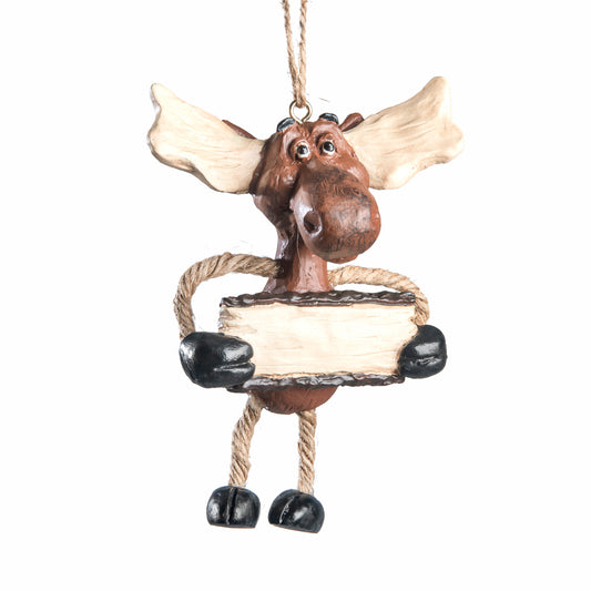 Personalized Moose Ornament - Namedrop Souvenir - Bac 205