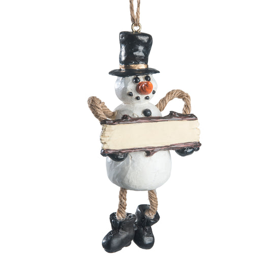 Personalized Snowman Ornament - Namedrop -  Bac 207