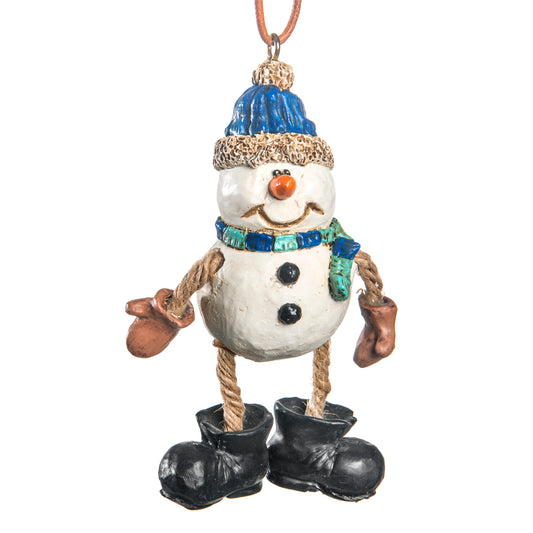 Bac 210 (Bao 103)Snowman Ornament with Stocking Cap