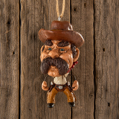 Cowboy Ornament - Western Resort & Souvenir Gift - Bac 720