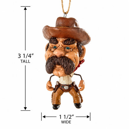 Cowboy Ornament - Western Resort & Souvenir Gift - Bac 720