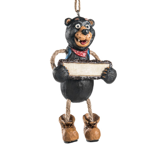 Personalized Hiking Bear with Backpack Ornament - Bac 771