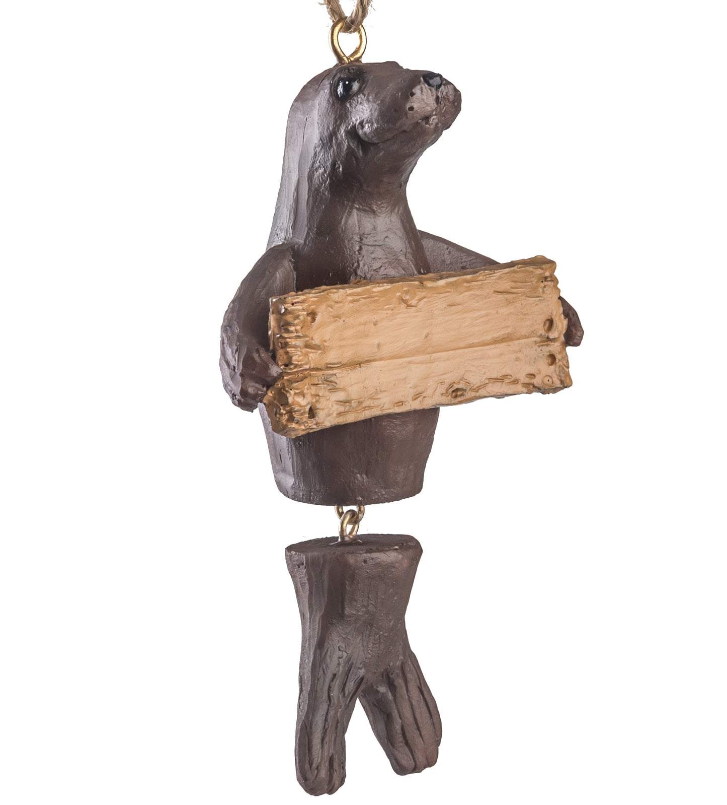 Bac 778 Seal Ornament with Sign for Personalization