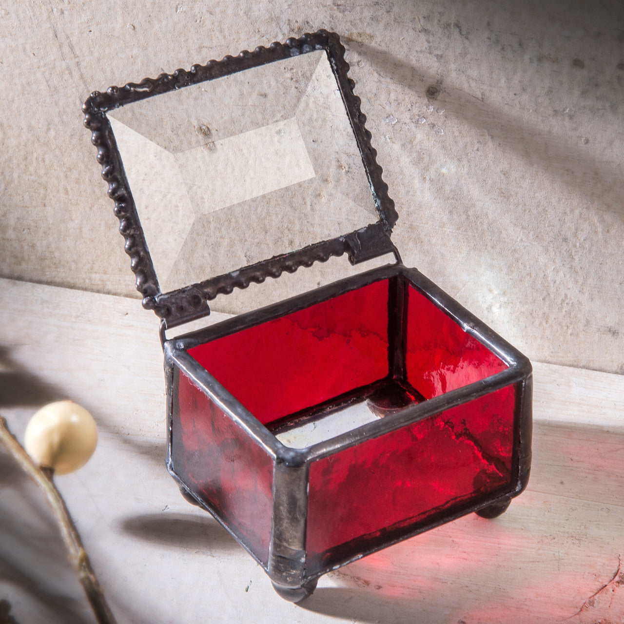Box 325-4 Red Glass - Mini Box
