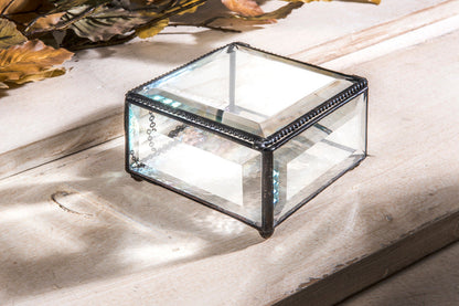 Box 829 Beveled Glass Box - Medium Square