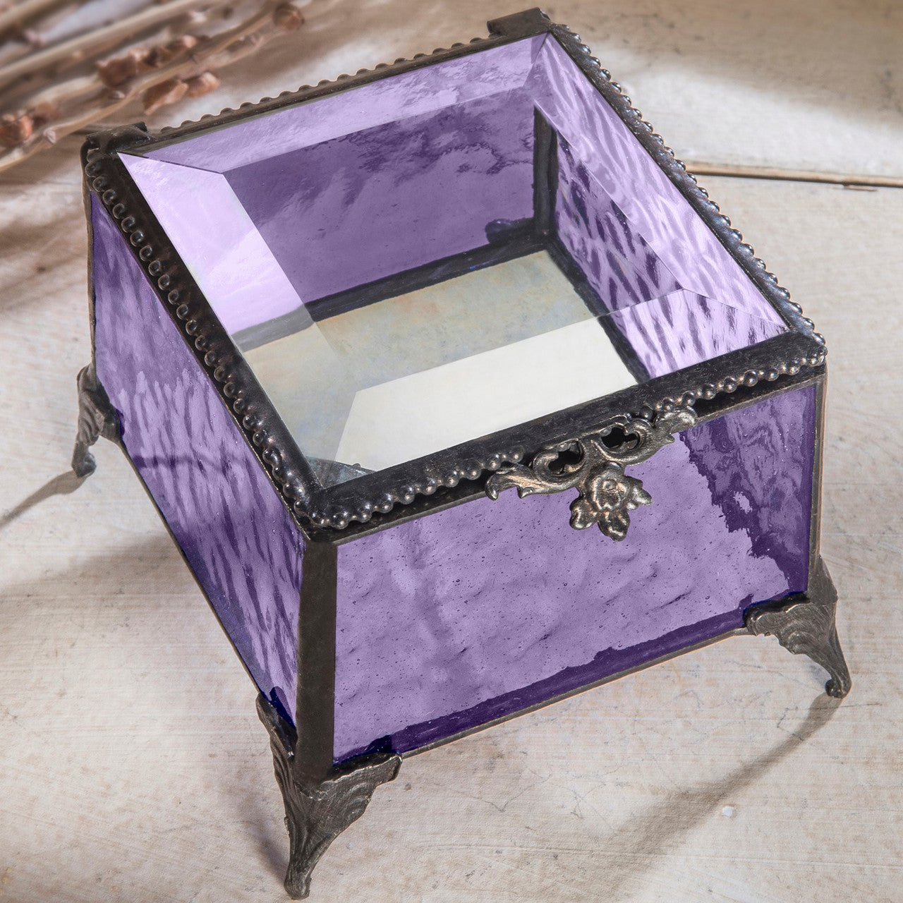 Box 836 Purple Glass Box