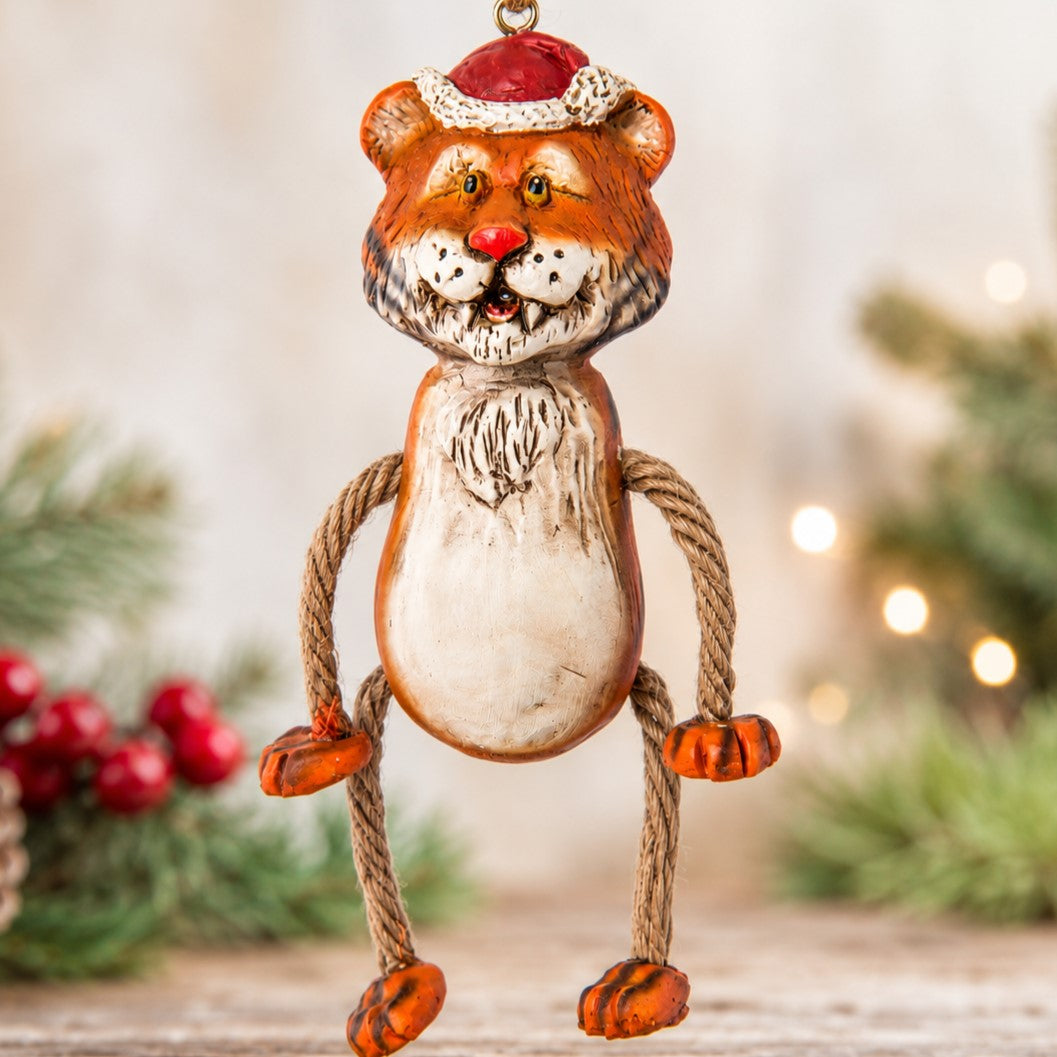 Bac 155 Tiger with Hat Ornament