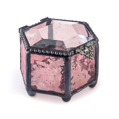 Box 925 Pink Rose Hexagon