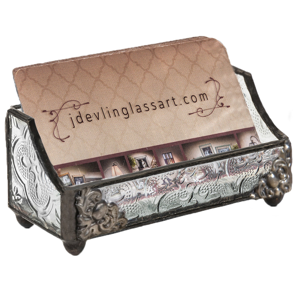 Crd 104 Vintage Glass Cardholder