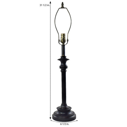 Lam 644 TB Ivory, Seagrass with Amber Stones - Lg Table Lamp