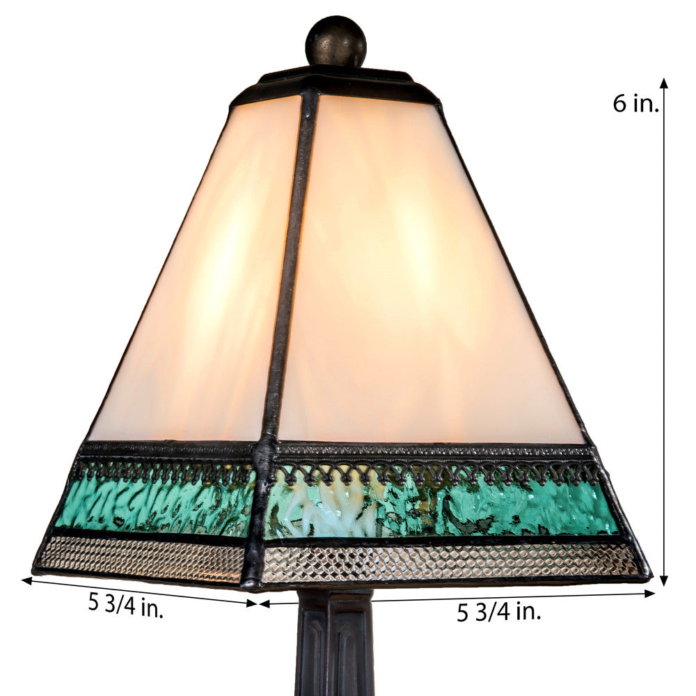 Lam 696 TB Windsor Blue and Ivory Opal - Accent Lamp