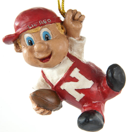 NE 1 Nebraska Lil' Red Ornament