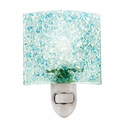 Ntl 155-2 Blue-Green with  Fused Glass Night Light