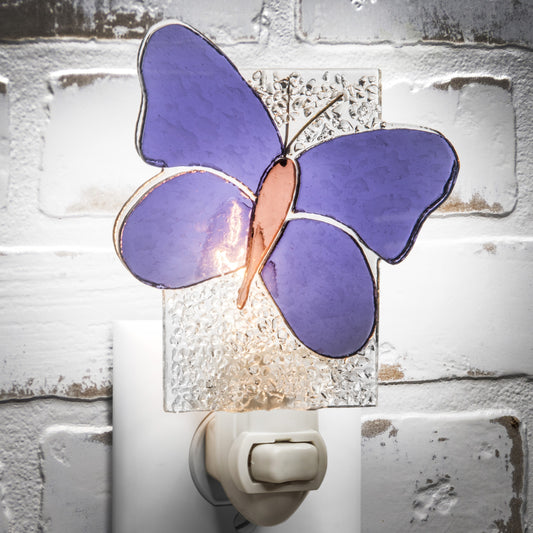 Butterfly Night Light Purple | Ntl 219-3