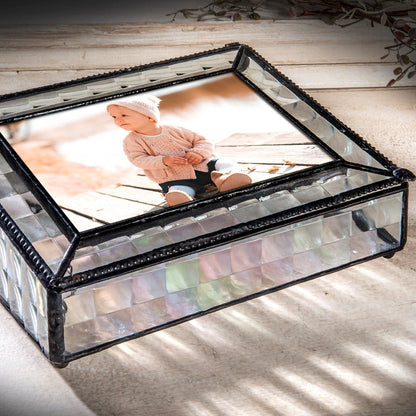 Pbox 103 Clear Cube Glass Photo Box