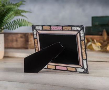 Pic 454 Ivory, Peach and Florentine Easel Back Series Spring Decor