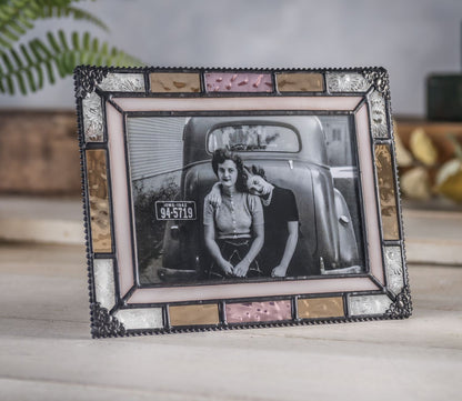 Pic 454 Ivory, Peach and Florentine Easel Back Series Spring Decor