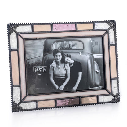 Pic 454 Ivory, Peach and Florentine Easel Back Series Spring Decor