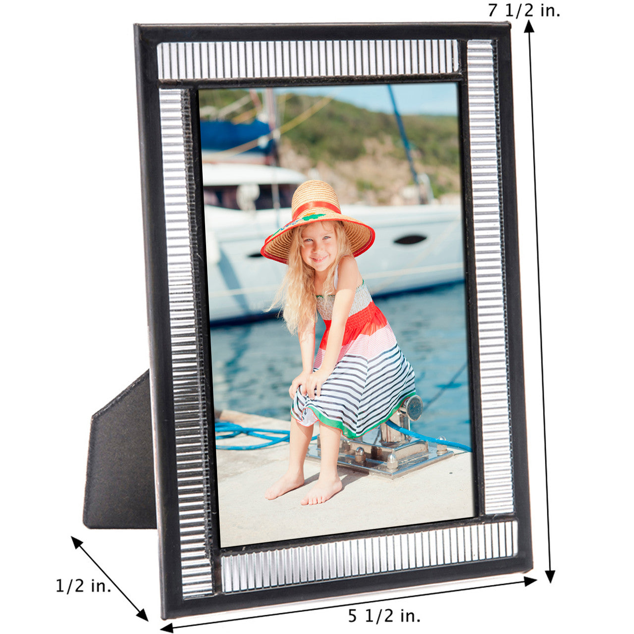 Pic 322 Clear Fluted Glass - Easel Back Frame Series