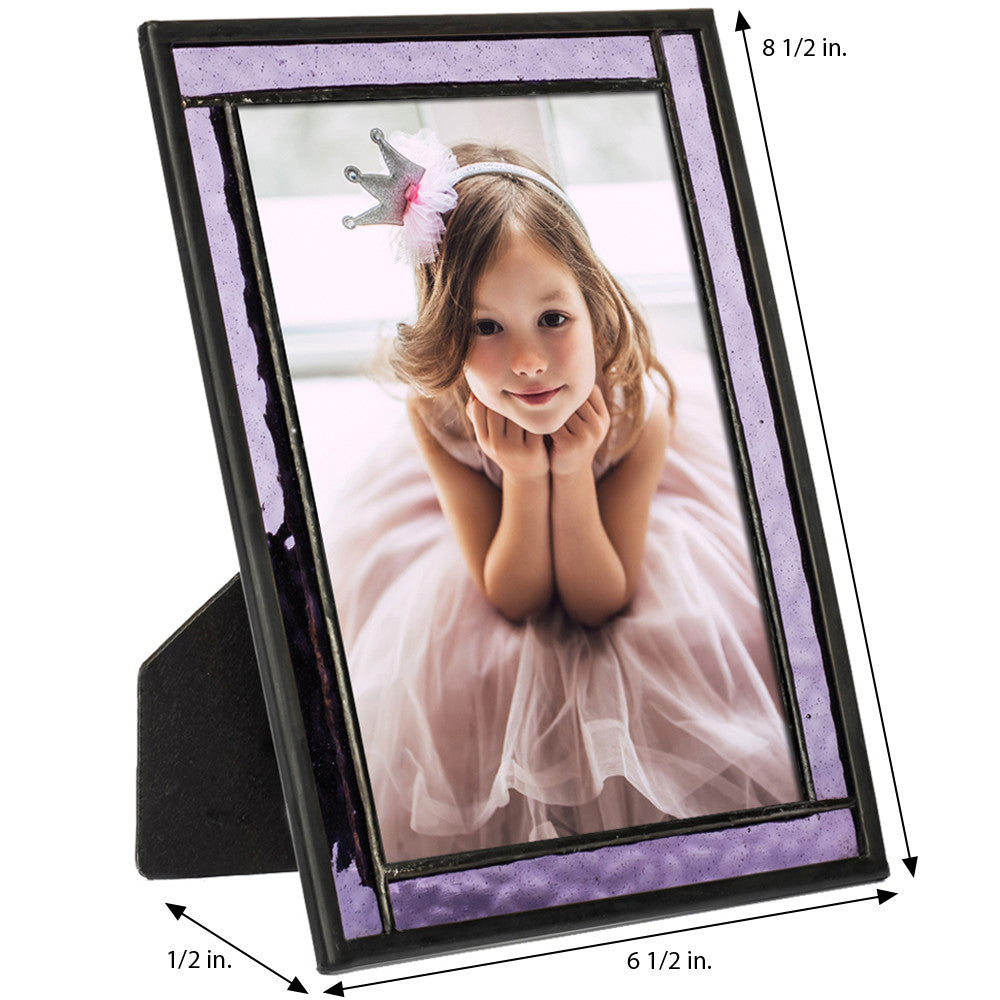 Pic 369 Purple Glass - Easel Back Frame  Series