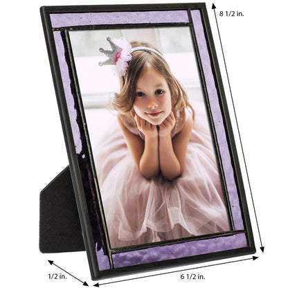 Pic 369 Purple Glass - Easel Back Frame  Series