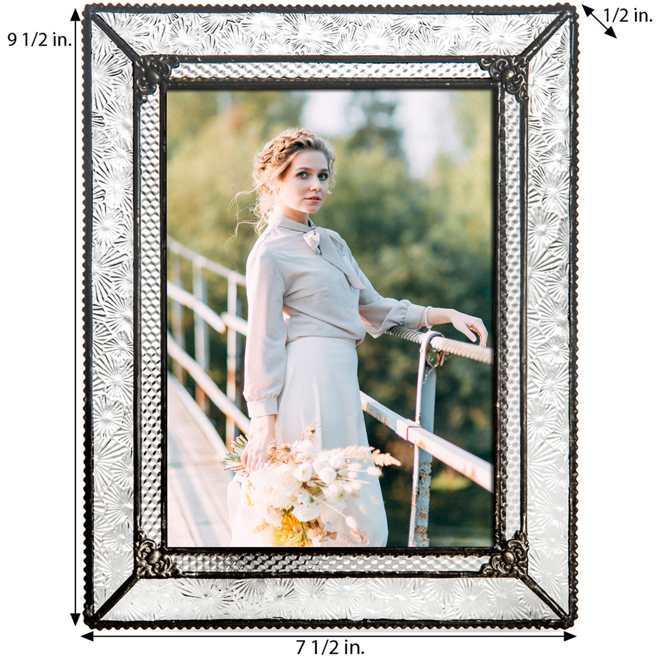 Pic 380 Florentine Vintage Glass - Easel Back Frame Series