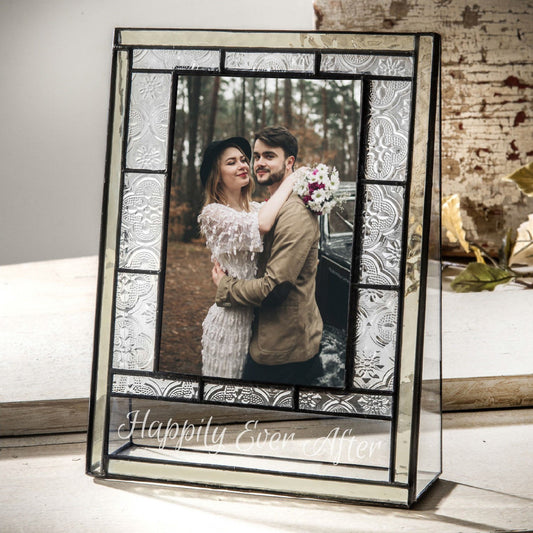 Pic 387 EP700 Happily Ever After Wedding Frame 4x6