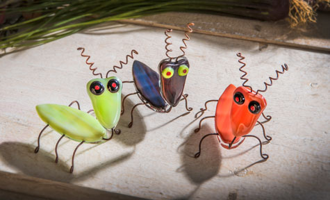 Fused Glass Bugs